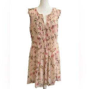 CeCe Spring Bouquet Secret Blush , Swiss Dot pintucked Dress READ DESCRIPTION